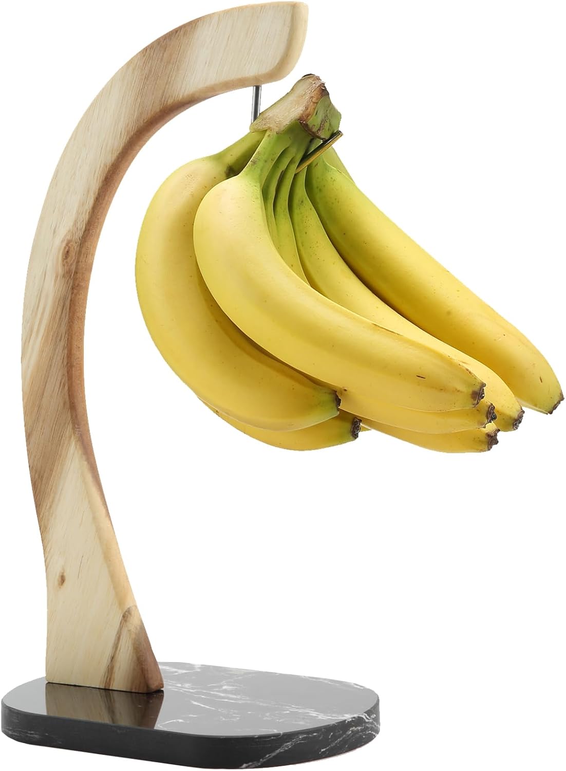Banana Hanger - Modern Banana Holder Tree Stand with Non-Slip Marble Base