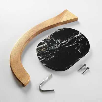 Banana Hanger - Modern Banana Holder Tree Stand with Non-Slip Marble Base
