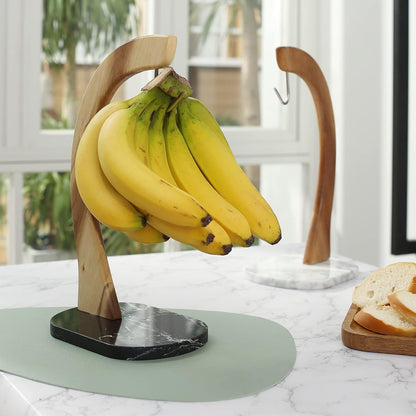 Banana Hanger - Modern Banana Holder Tree Stand with Non-Slip Marble Base