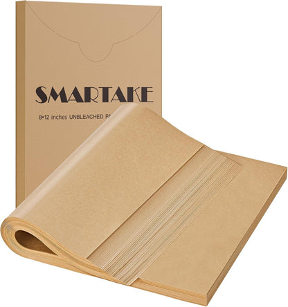 200 Pcs Parchment Paper Baking Sheets, 12x16 Inches, Non-Stick