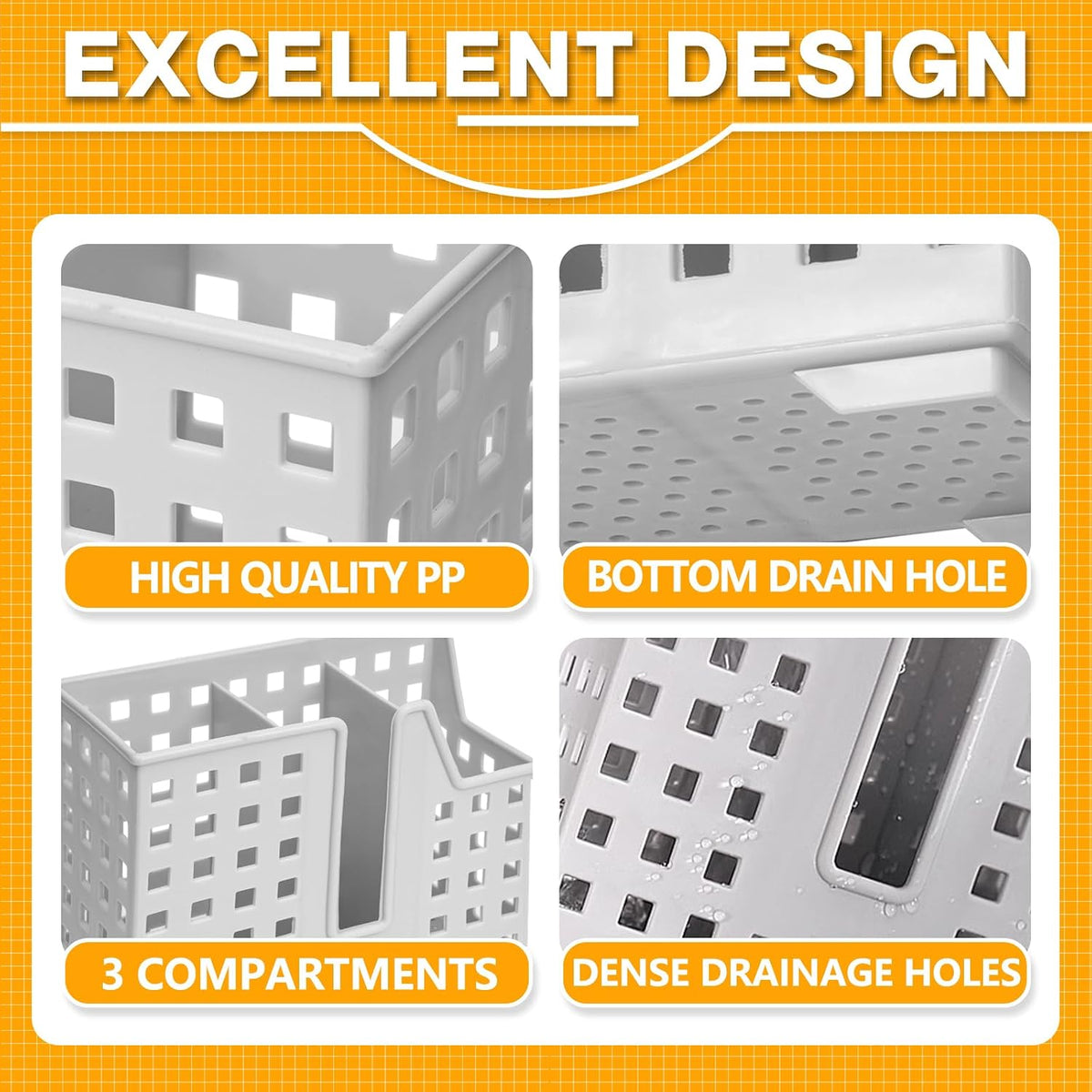 Dishwasher Basket, Dishwasher Basket for Small ltems, Chopstick & Straw, Universal Utensil Chopstick Holder for Washing, Drying & Storing