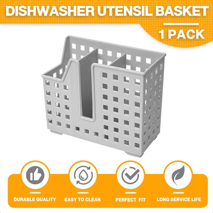 Dishwasher Basket, Dishwasher Basket for Small ltems, Chopstick & Straw, Universal Utensil Chopstick Holder for Washing, Drying & Storing