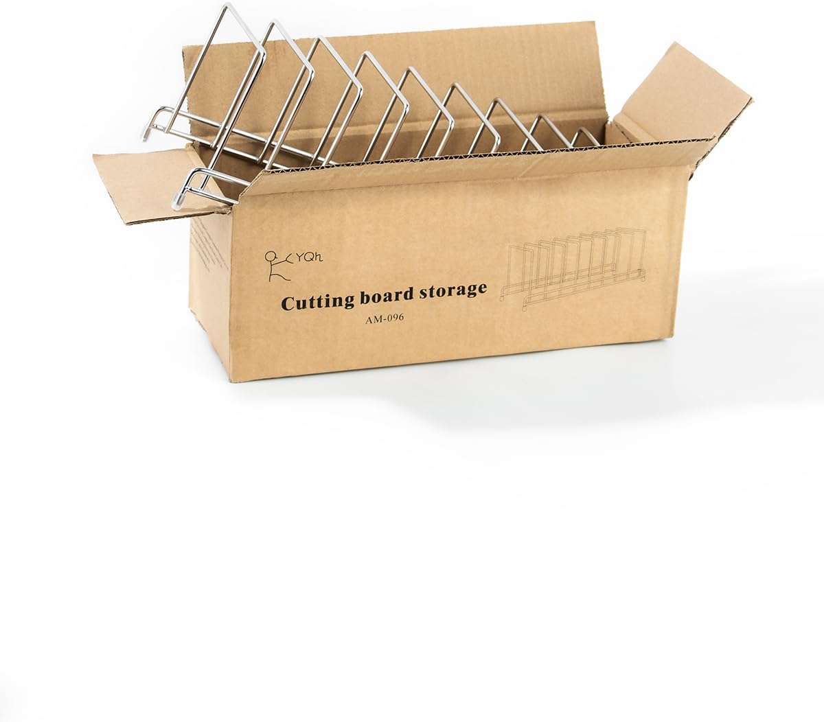 2 pieces，Kitchen Cabinet Organizer Rack for Cutting Boards, Bakeware, and Pan Storage, Stainless Steel