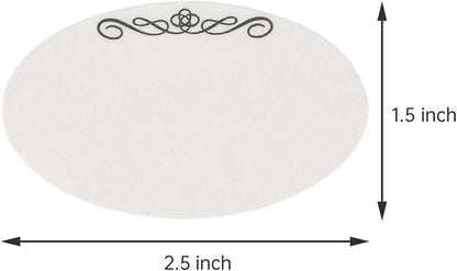 120 Stickers Dissolvable Food Labels for Containers 1 1/2" x 2 1/2" Canning Labels for Jars (Roll of 120) (1 Rolls)
