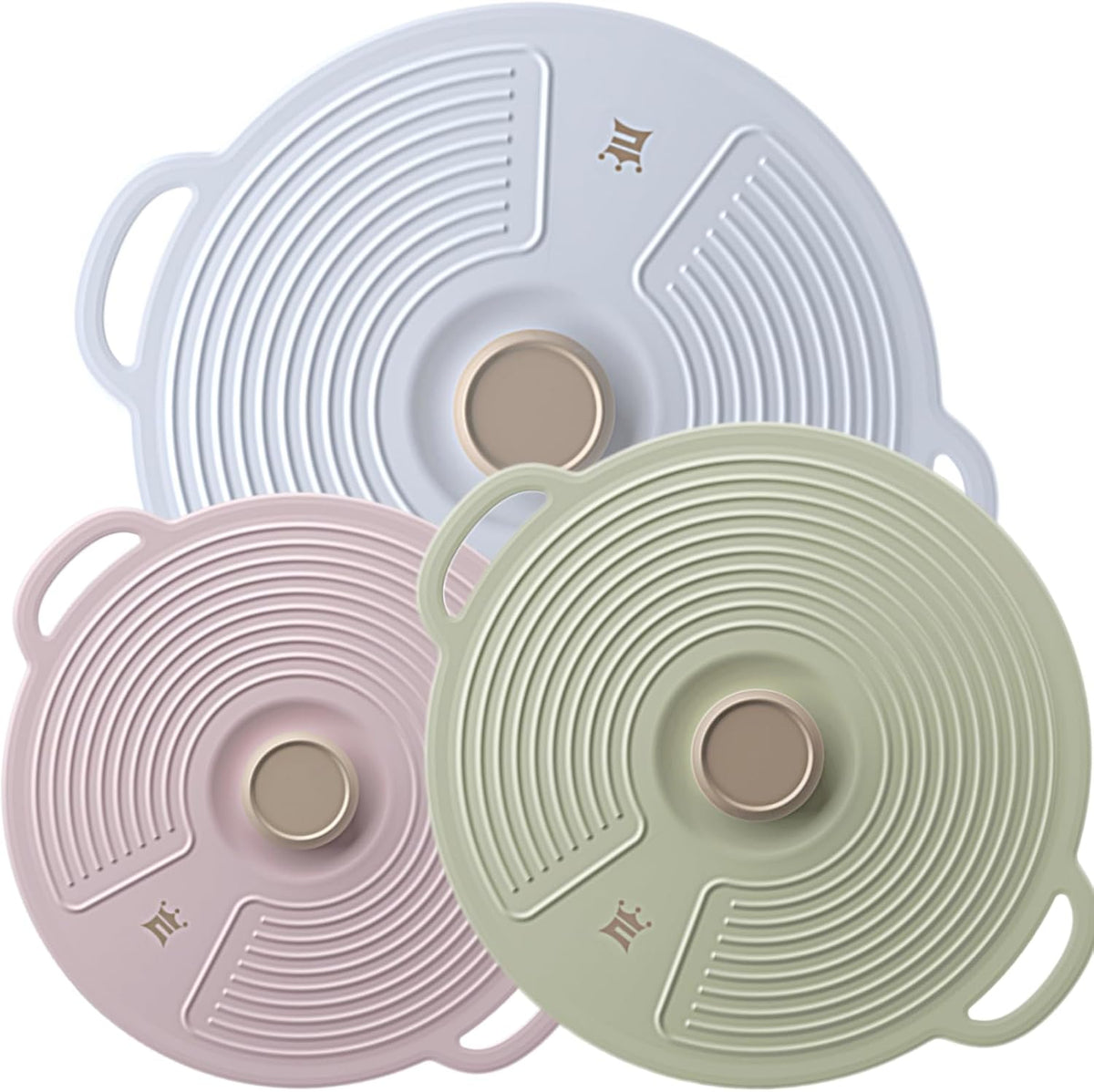 Silicone Lids for Bowl 8 Pack, Microwave Splatter Cover with 6 Sizes Reusable Heat Resistant Lids Fits Cups, Bowls, Plates, Pots, Pans, Skillets, Stove Top, Oven, Fridge Dishwasher Safe