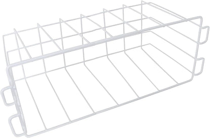 Chest Freezer Organizer Baskets - 16.5" Deep Freezer Bins for Frozen Meats and Food - 2 Pack