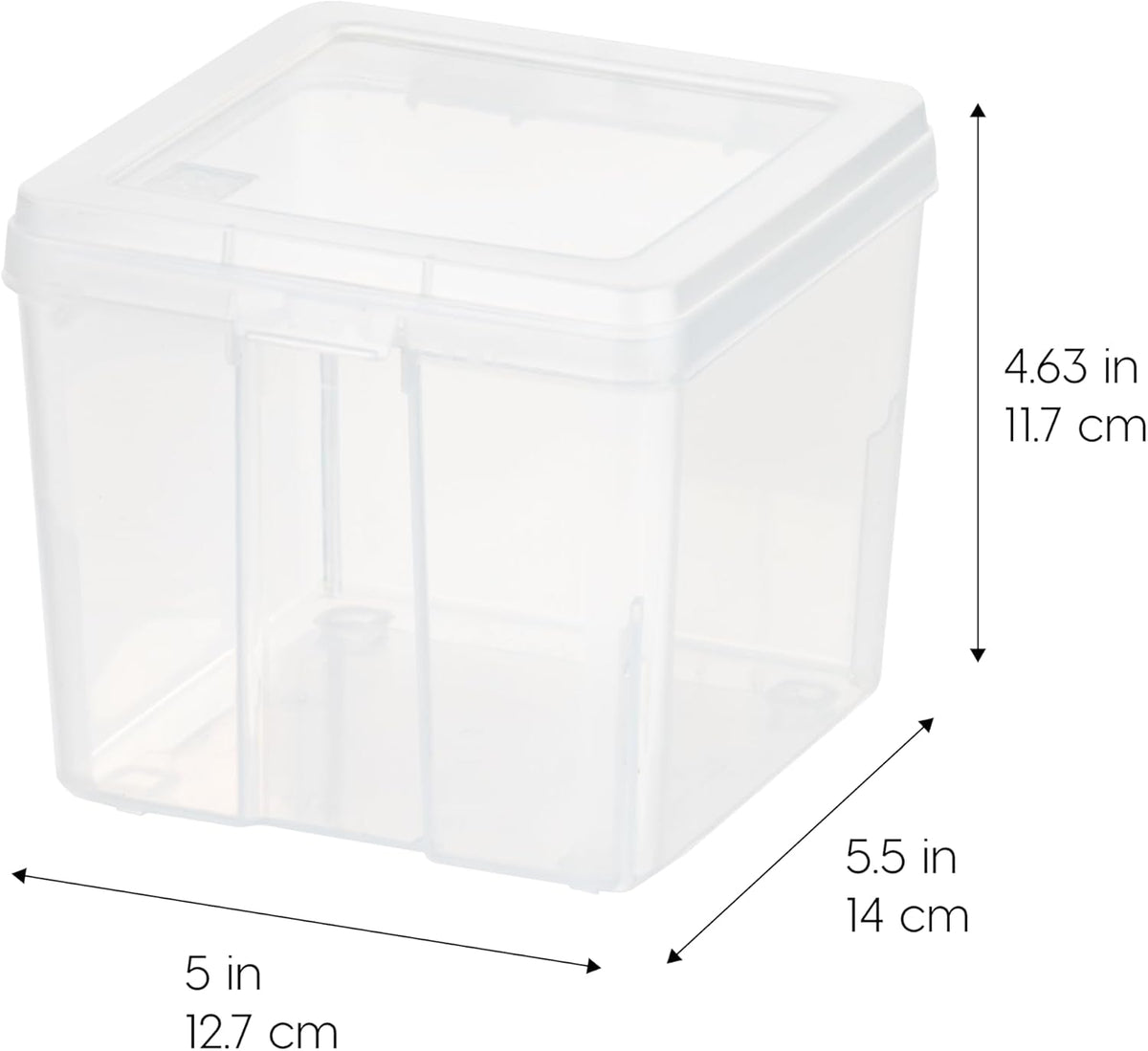Food Storage Containers Set, 8 Pack Combo Set, Food Grade Plastic | BPA-Free, Clear View, Flip Top Lid, Stackable, For Snacks, Cereal, Pasta, Flour, Sugar