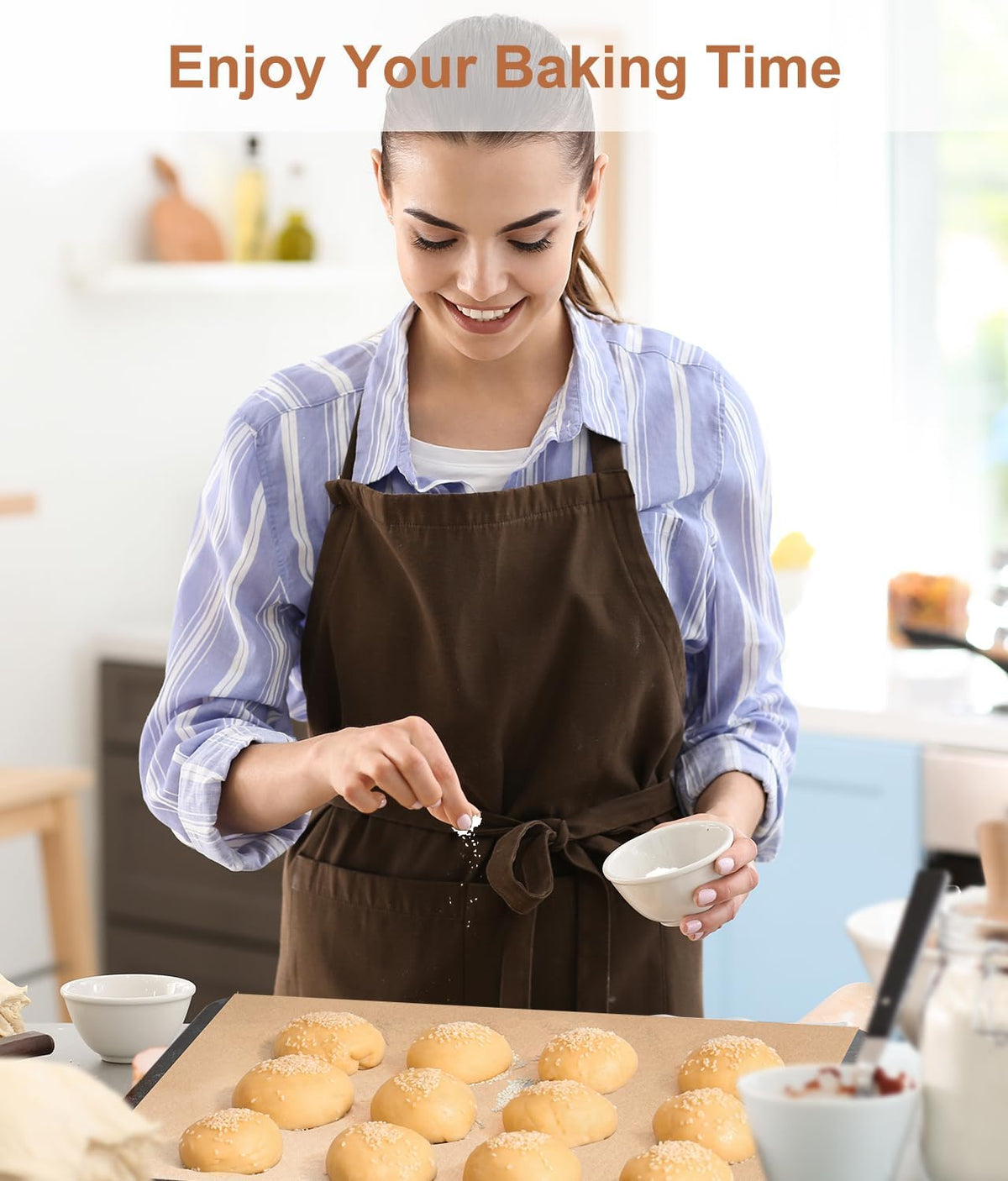 Unbleached Parchment Paper Baking Sheets, 9x13IN Precut Non-Stick Quarter Sheet Liners for Baking, Grilling, Air Fryer, Steaming-70 Sheets Heavy Duty Parchment Sheets for Bread,Cake, Cookies