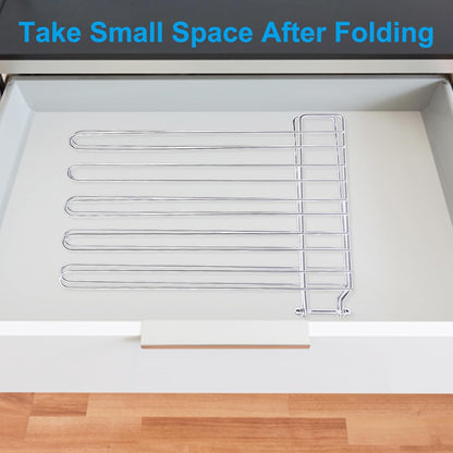 Reusable Drying Rack, Foldable Freezer Bag Dryer, SUS304 Stainless Steel Stand for Gallon, Quart, Sandwich, Snack Bags