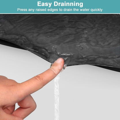 Under Sink Mats for Kitchen Waterproof 34" x 22", Silicone Under Kitchen Sink Mats and Protectors for 36" Cabinet, Under Sink Tray Organizer, Shelf Liners Cabinet Liner for Kitchen and Bathroom, Gray