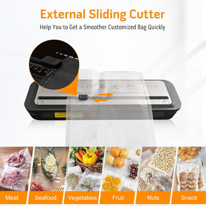 Vacuum Sealer Machine | 80kPa Suction Power | Vac Seal Machine