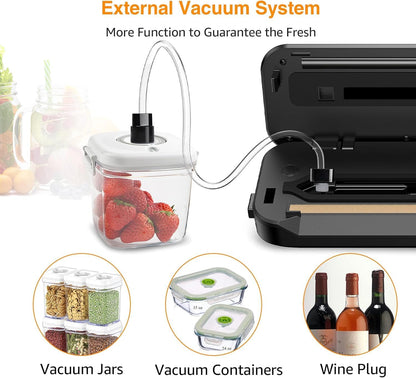 Vacuum Sealer Machine | 80kPa Suction Power | Vac Seal Machine