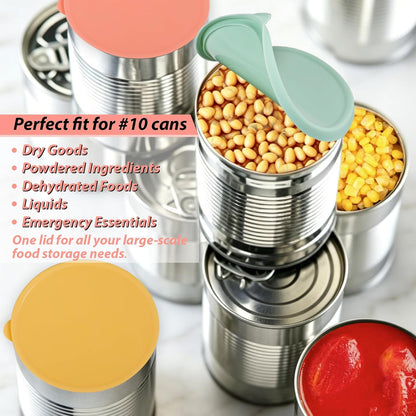 Silicone Stretch Lids 10 Pack for Regular and Wide Mouth Mason Jar, Reusable Silicone Stretch Lids(Stretched to 3.5 inch), Sealed Durable Food Storage Covers Suit for Jar, Cans, Pot