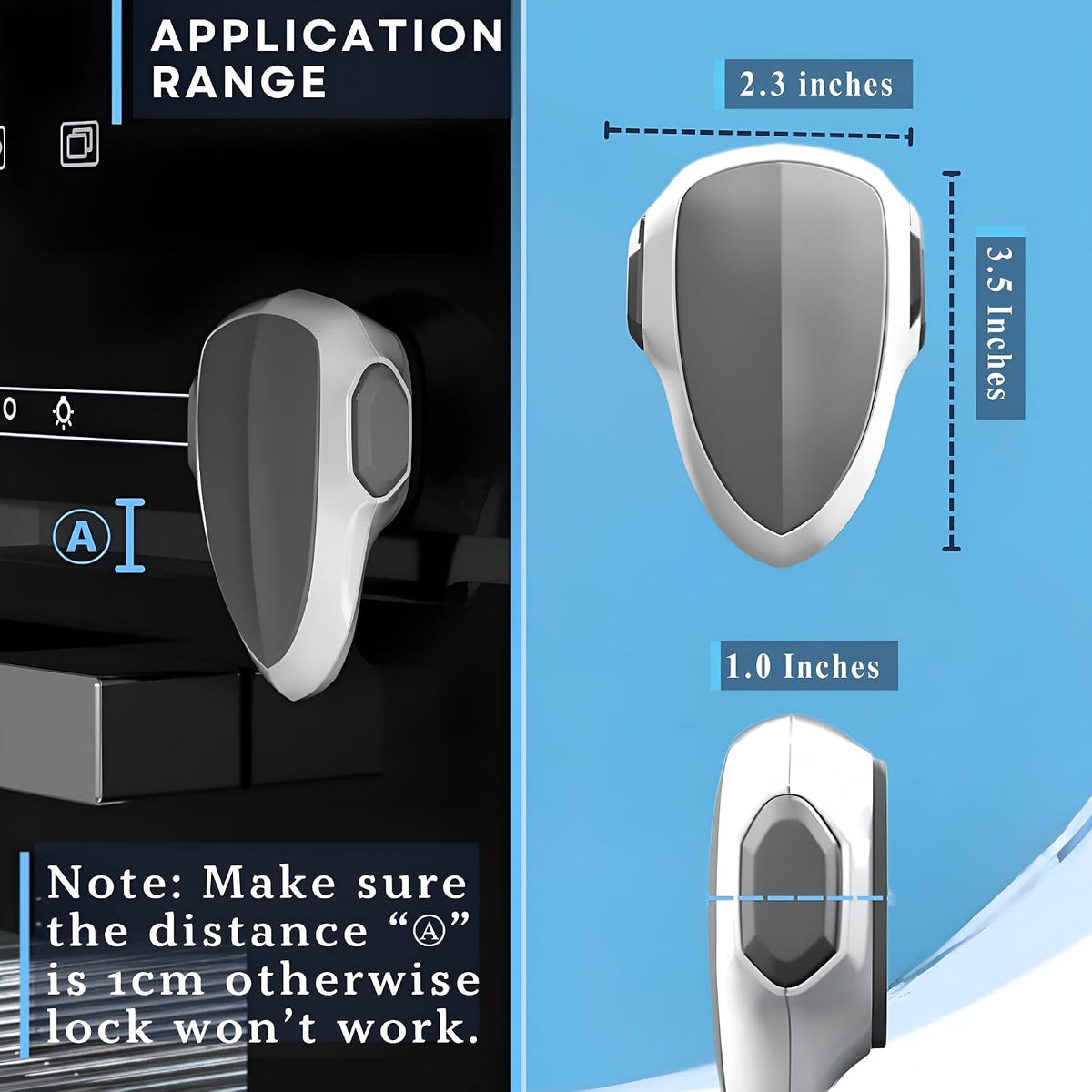 Oven Lock - Child Safety Door Lock, Appliance Baby Proofing