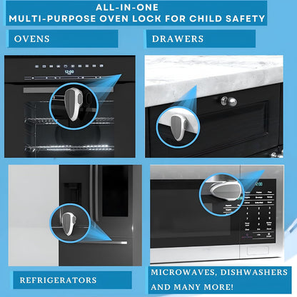 Oven Lock - Child Safety Door Lock, Appliance Baby Proofing