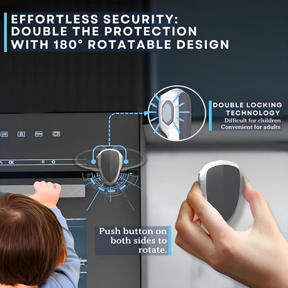Oven Lock - Child Safety Door Lock, Appliance Baby Proofing
