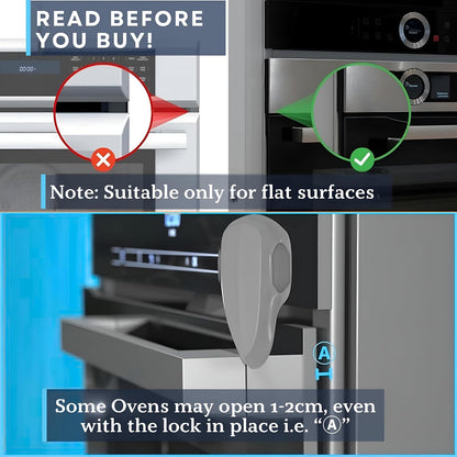 Oven Lock - Child Safety Door Lock, Appliance Baby Proofing
