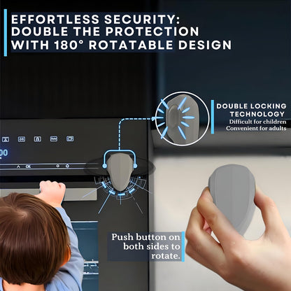 Oven Lock - Child Safety Door Lock, Appliance Baby Proofing