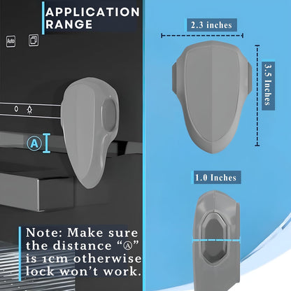 Oven Lock - Child Safety Door Lock, Appliance Baby Proofing