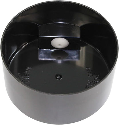 Tightvac 1 to 6 Ounce Airtight Container - Multi-use Storage Container for Herbs, Coffee and Dry Goods, Patented Vacuum Seal Airtight Containers, Black