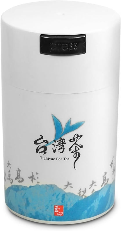 Tightvac 1 to 6 Ounce Airtight Container - Multi-use Storage Container for Herbs, Coffee and Dry Goods, Patented Vacuum Seal Airtight Containers, Black