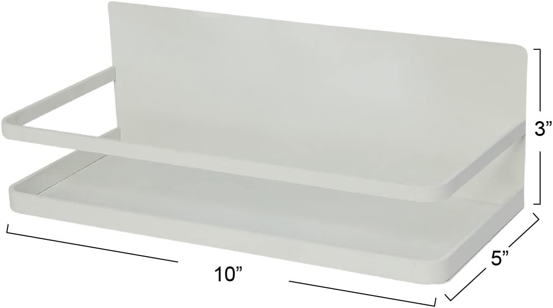 Metal Magnetic Spice Organizer, White
