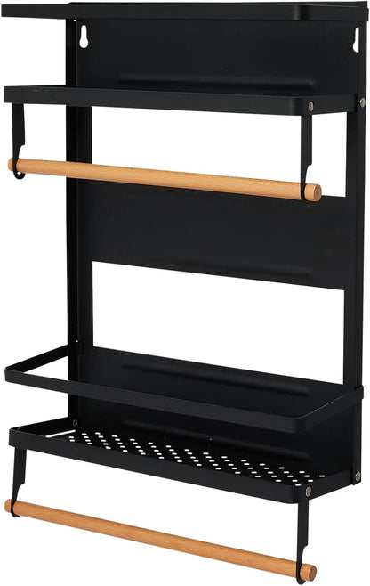 Metal Magnetic Spice Organizer, White