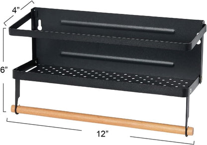 Metal Magnetic Spice Organizer, White