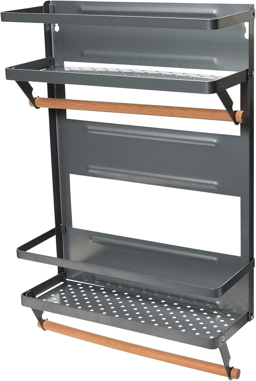 Metal Magnetic Spice Organizer, White