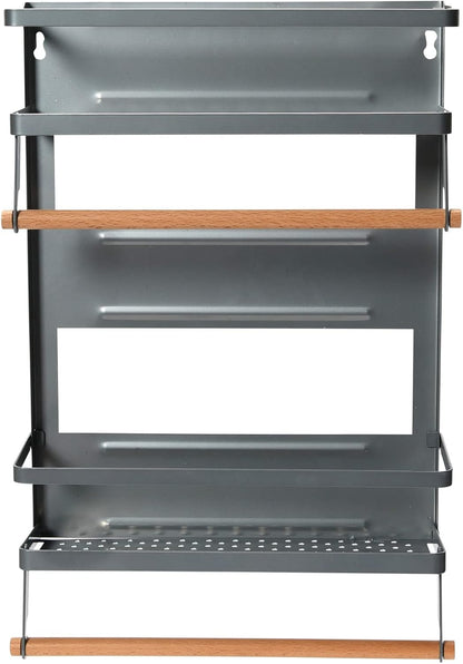 Metal Magnetic Spice Organizer, White