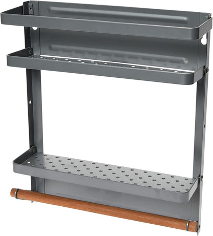 Metal Magnetic Spice Organizer, White