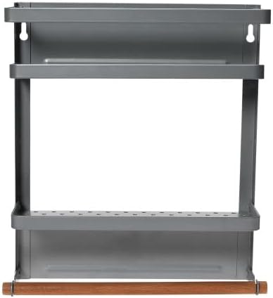 Metal Magnetic Spice Organizer, White
