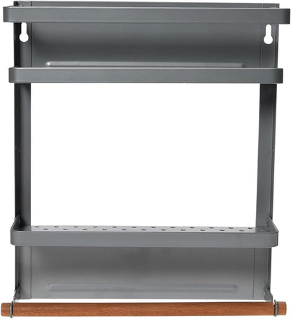 Metal Magnetic Spice Organizer, White