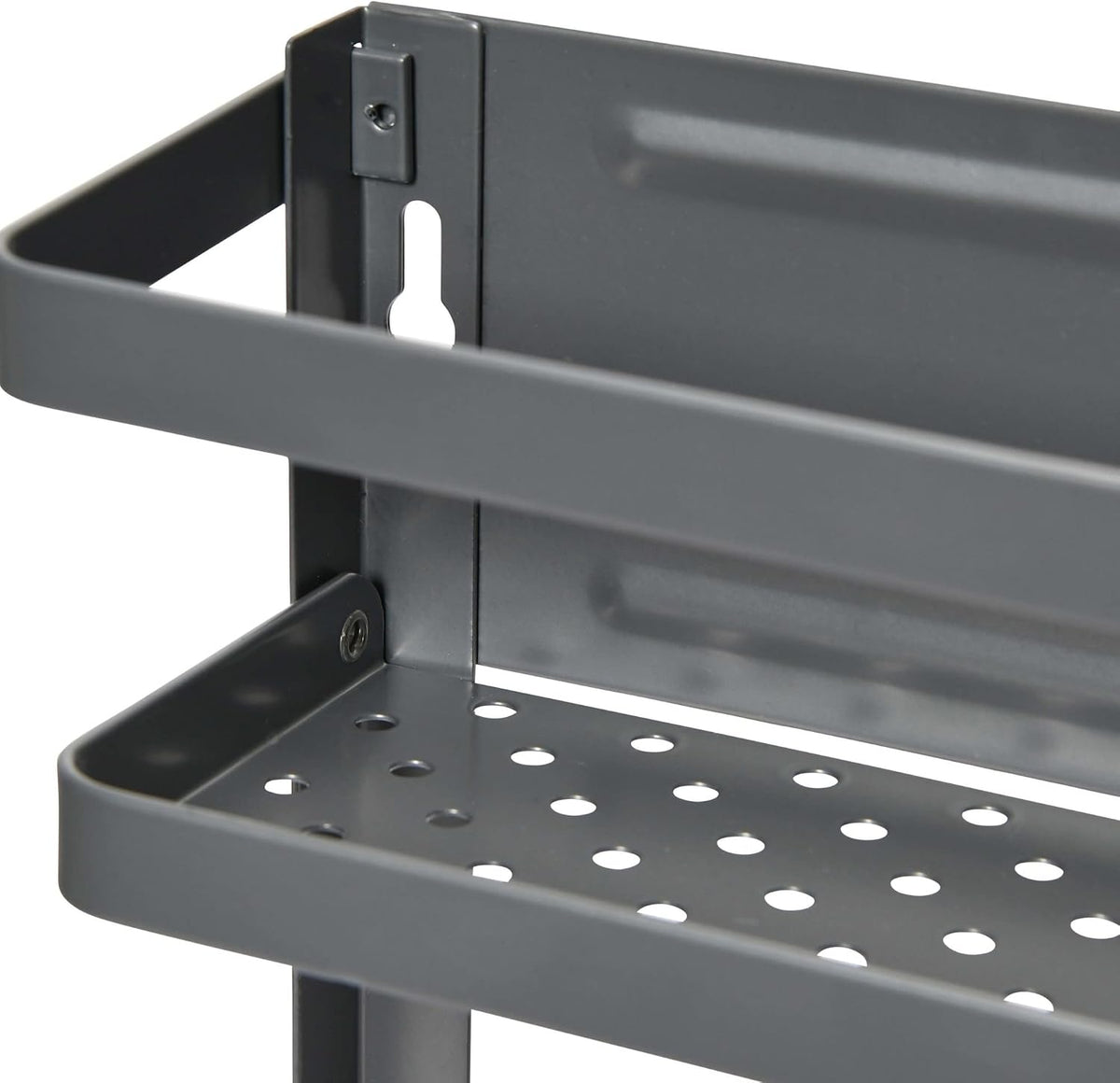 Metal Magnetic Spice Organizer, White