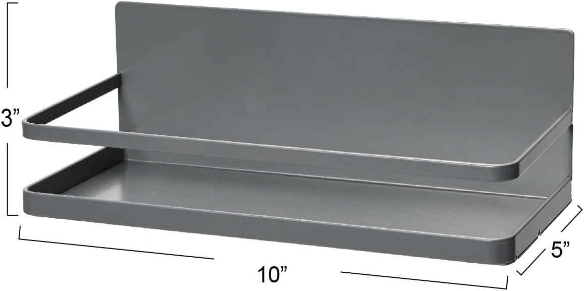 Metal Magnetic Spice Organizer, White