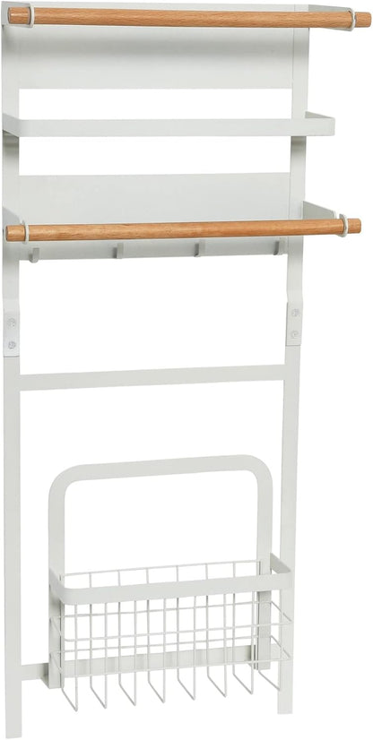 Metal Magnetic Spice Organizer, White