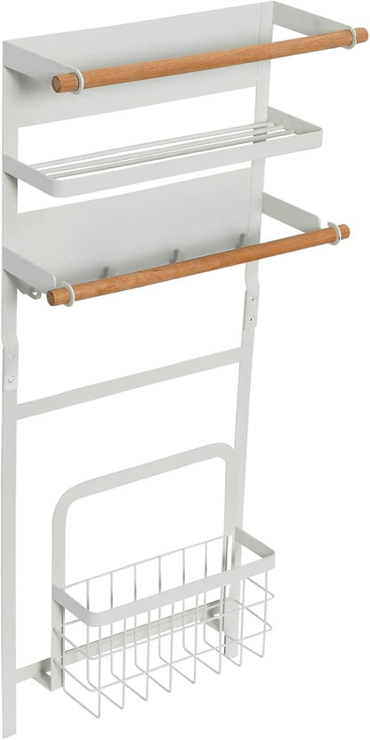 Metal Magnetic Spice Organizer, White
