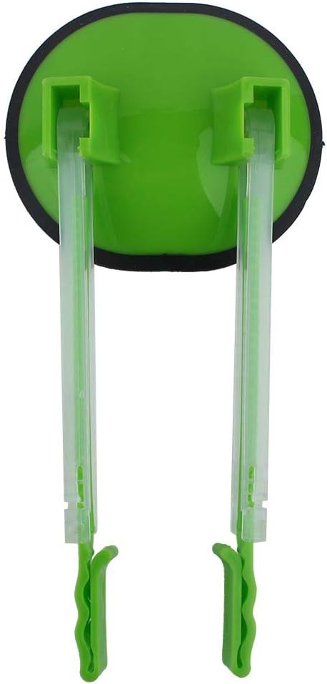 Adjustable Baggy Rack Stand for Food Prep/Ziplock Bag, Food Storage Bags Racks Holder Hand Free Storage Bag Clip for Food Prep Bag Plastic Freezer Bags Kitchen Gadget(Green)