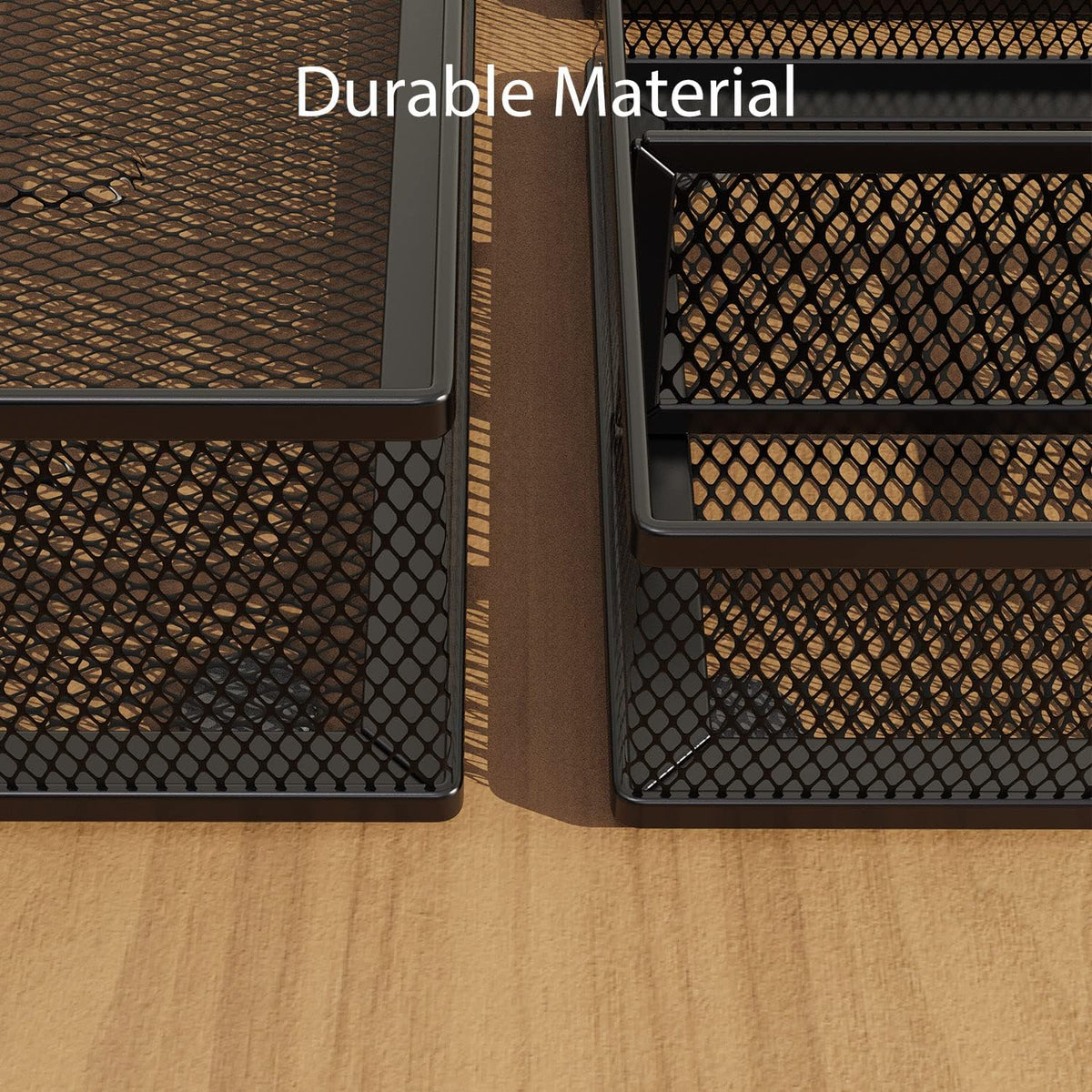 Desk Drawer Organizer, Office Desk Organizer Tray with 5 Dividers, Pen Pencil Drawer Organizer for Office Supplies, Desktop, Bathroom, Kitchen, Makeup, Vanity