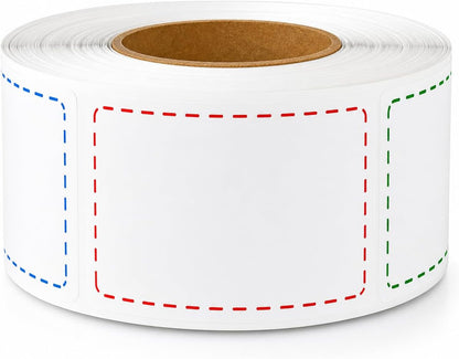 500 Removable Freezer Labels, 2 x 3 in, Waterproof Oil-Resistant Stickers | 500 waterproof freezer labels, 2 x 3 in, removable and oil-resistant for food storage, jars, containers, and organization