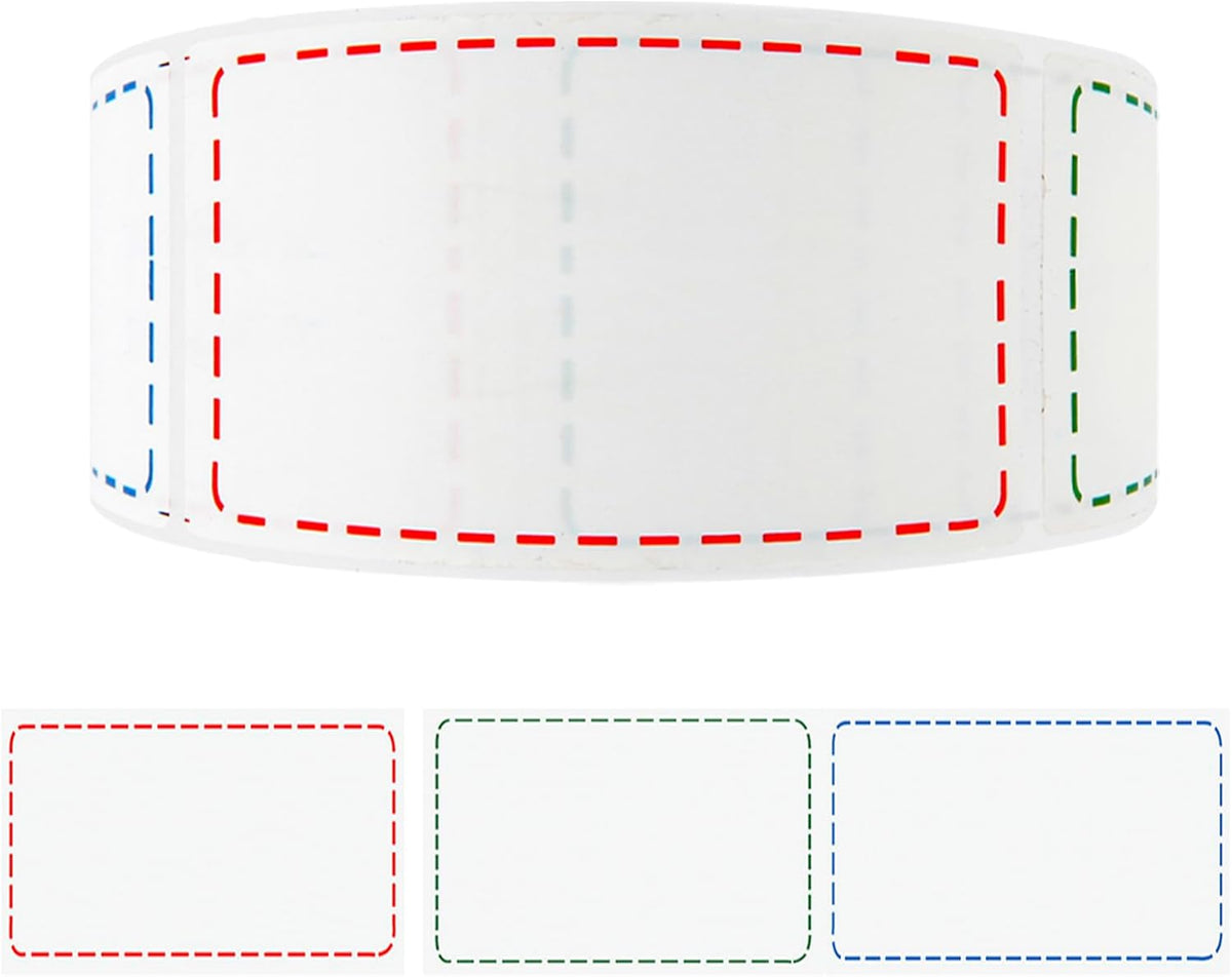 500 Removable Freezer Labels, 2 x 3 in, Waterproof Oil-Resistant Stickers | 500 waterproof freezer labels, 2 x 3 in, removable and oil-resistant for food storage, jars, containers, and organization