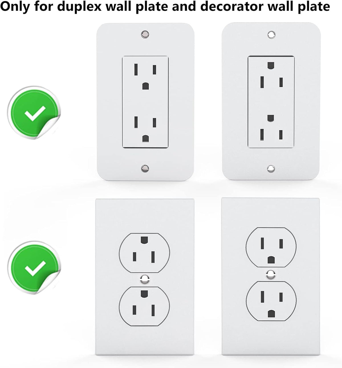 Outlet Shelf Wall Holder, Bathroom Shelf for Smart Home Decor