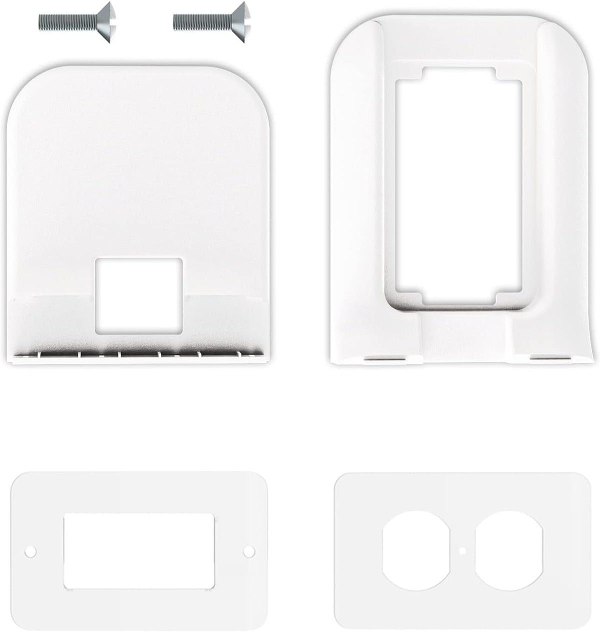 Outlet Shelf Wall Holder, Bathroom Shelf for Smart Home Decor