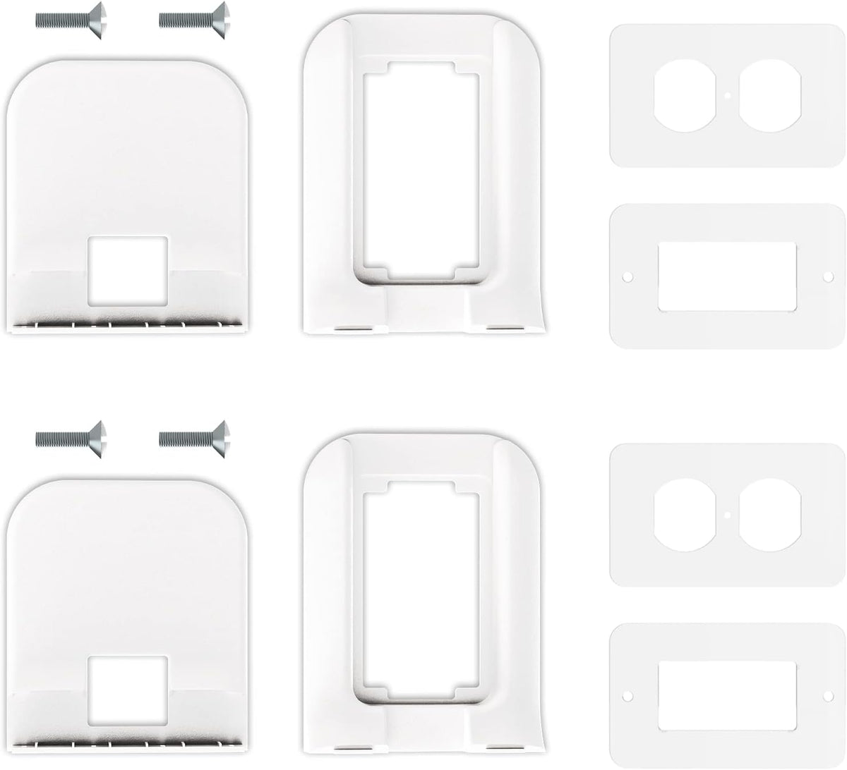 Outlet Shelf Wall Holder, Bathroom Shelf for Smart Home Decor