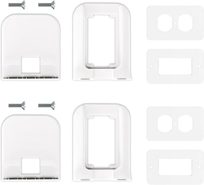 Outlet Shelf Wall Holder, Bathroom Shelf for Smart Home Decor