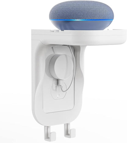 Outlet Shelf Wall Holder, Bathroom Shelf for Smart Home Decor