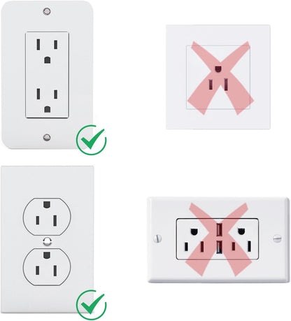 Outlet Shelf Wall Holder, Bathroom Shelf for Smart Home Decor