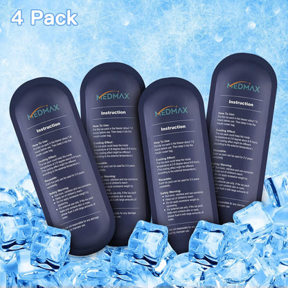 MDMAX Ice Packs for Insulin Travel Case, Reusable TSA Approved Insulin Cooler Ice Packs for Insulated Travel Medical Diabetic Supplies Storage Organizer Bag