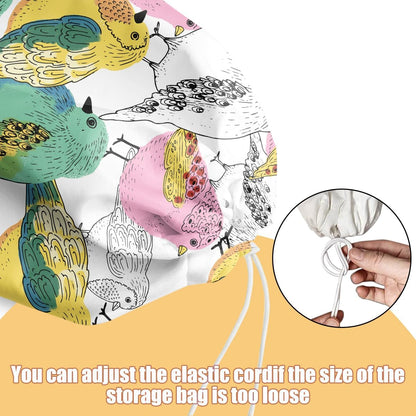Chicken Plastic Bag Holder, Wall Mount Grocery Bag Holder | Plastic Storage bag, Pull Rope Free Adjustment, Plastic Bag Holders for Grocery Bags, Plastic Bag Dispenser for Home Kitchen