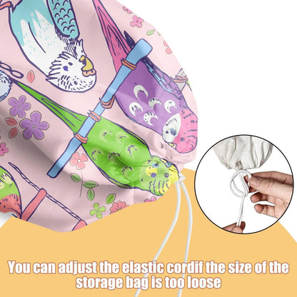 Chicken Plastic Bag Holder, Wall Mount Grocery Bag Holder | Plastic Storage bag, Pull Rope Free Adjustment, Plastic Bag Holders for Grocery Bags, Plastic Bag Dispenser for Home Kitchen